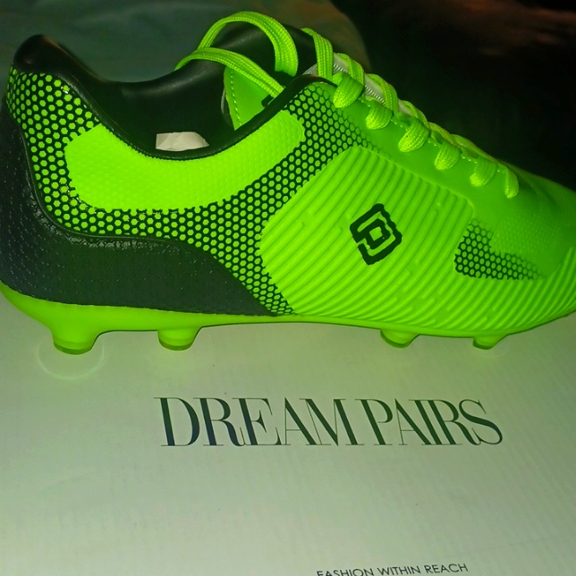 Dream Pairs Mens Soccer Cleatssuperflight-2neon/Green/Black